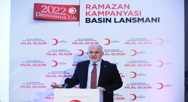 Türk Kızılay ramazanda yapılacak yardımları duyurdu