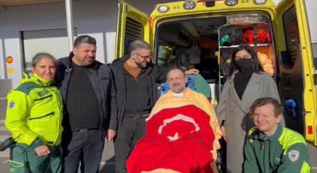 Kanser hastası Türk, İsveç’ten ambulans uçakla Türkiye’ye nakledildi