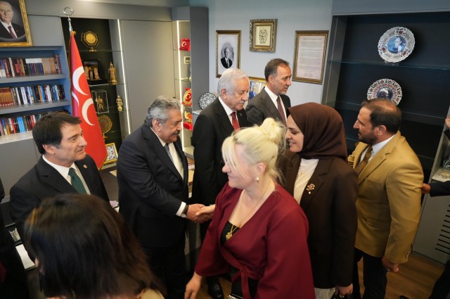 MHP İstanbul İl Başkanlığında Özlenen Bayramlaşma
