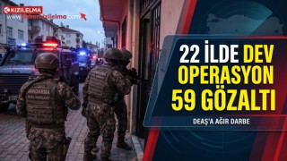 22 İlde Dev Terör Operasyonu! DEAŞ'a Ağır Darbe: 59 Şüpheli Yakalandı